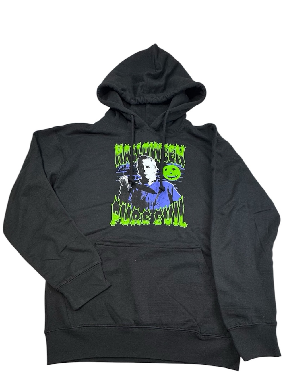 NWOT John Carpenter’s Halloween Graphic Hoodie Men Small Black Cotton Pure Evil